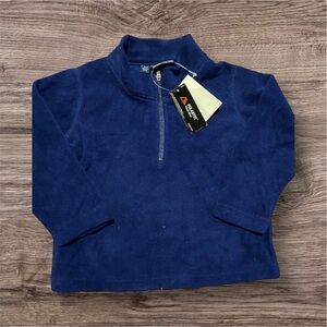 RUGGED BEAR NEW NWT BLUE BOUTIQUE BOYS GIRLS FLEECE TOP SHIRT WINTER FALL SZ 2 3